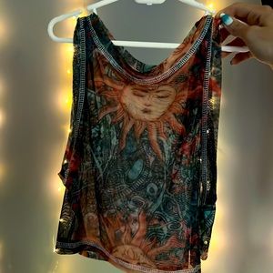 Mesh tank top